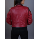 Women's Arcane Vi Jacket League of legends Vi Cosplay Costume Red Jacket